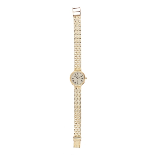 2442 - Woodford silver ladies quartz wristwatch, 22.5g