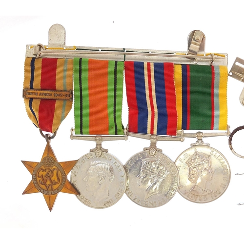 3455 - British military World War II four medal group including Elizabeth II Cadet Forces medal awarded to ... 