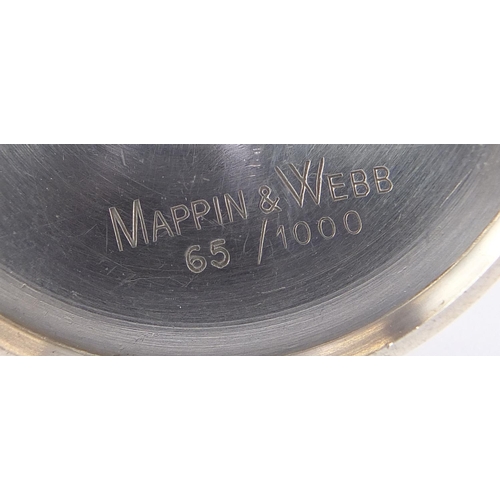 655 - Mappin & Webb, 1000 Years of continuous monarchy silver chalice commemorating King Edgar, limited ed... 