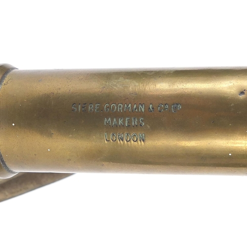 3488 - Siebe Gorman & Son diver's torch impressed AP 4456, 28cm in length