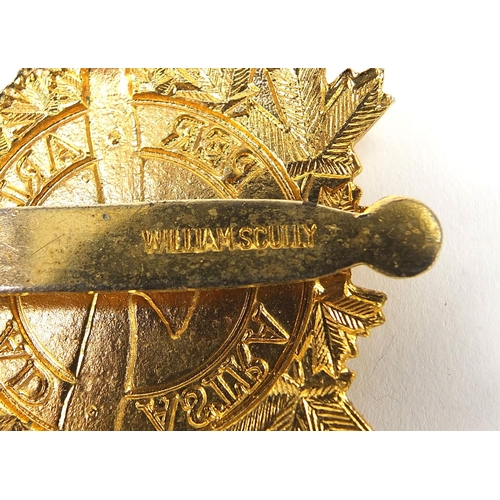 3473 - Military interest cap badges including Waterloo, The Welch and The Royal Sussex Regiment