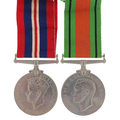 3459 - Two British military World War II medals with box of issue