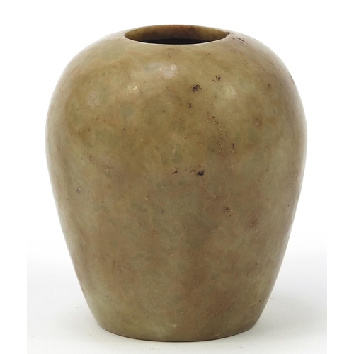 2812 - Chinese soapstone vase, 7.5cm high