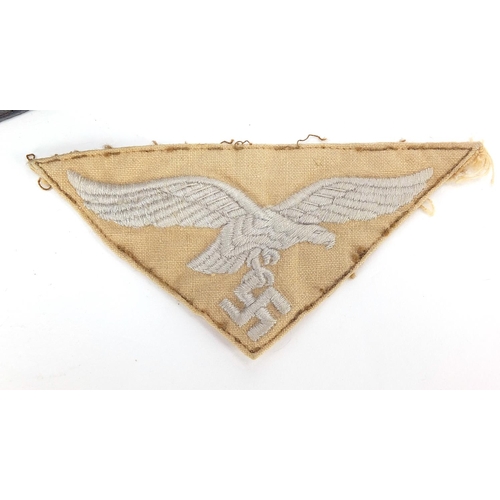 3514 - German military interest Third Reich Wehrpass holder and Luftwaffe tropical breast eagle