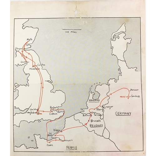 3481 - Two military interest booklets comprising 30th Corps in Germany and from Knook to Mehle