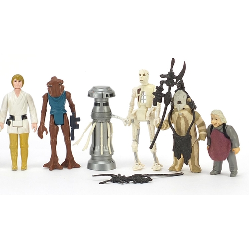 621 - Fifteen vintage Star Wars action figures with accessories including Luke Skywalker, Chewbacca, Hamme... 