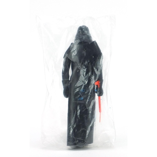 614 - Vintage Star Wars Darth Vader Action figure with extending lightsabre housed in a sealed bag with in... 