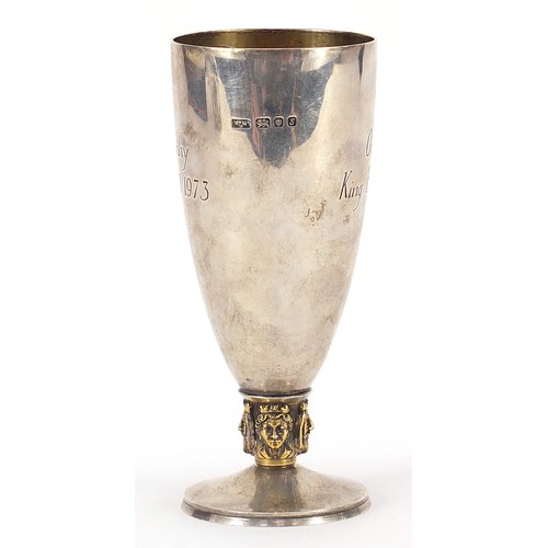 655 - Mappin & Webb, 1000 Years of continuous monarchy silver chalice commemorating King Edgar, limited ed... 