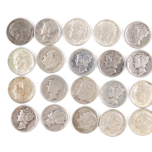 2502 - 1910's and later United States of America one dimes