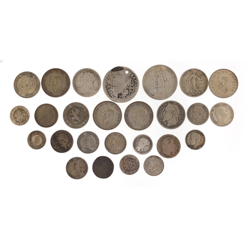 2504 - 17th century and later coinage, some silver including Edward VII florin, 96g