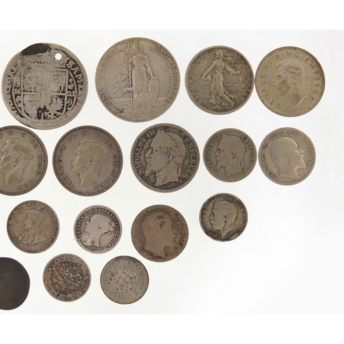 2504 - 17th century and later coinage, some silver including Edward VII florin, 96g