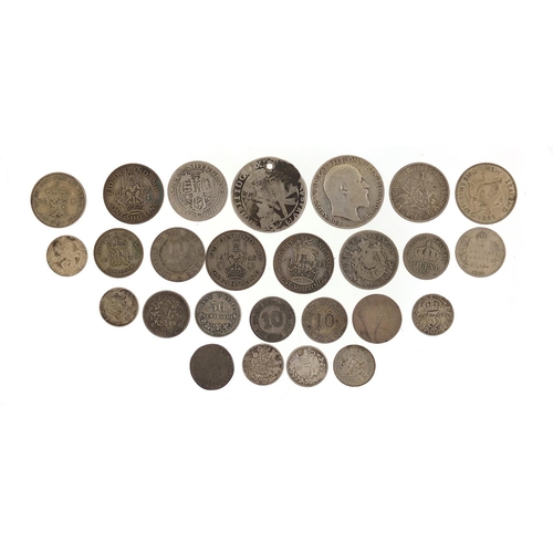 2504 - 17th century and later coinage, some silver including Edward VII florin, 96g