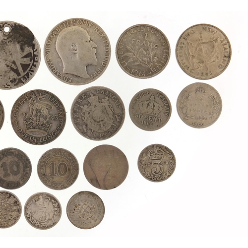 2504 - 17th century and later coinage, some silver including Edward VII florin, 96g