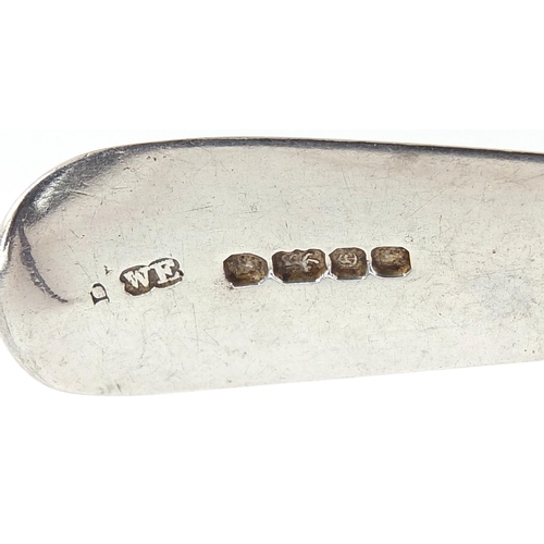 2417 - Three Victorian and later silver ladles, various hallmarks, the largest 17.5cm in length, total 176.... 