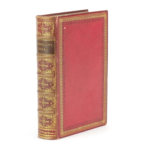 1567 - Poems by Henry Wadsworth Longfellow, hardback book, published Edinburgh, William P Nimmo
