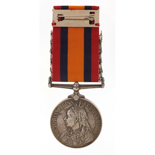 2442 - Victorian British military Queen's South Africa medal with five bars awarded to 67O27DVR.A.WHITE,83R... 