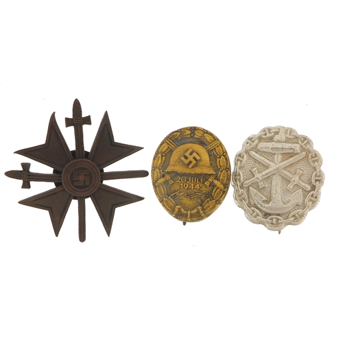 2441 - Three German military interest badges