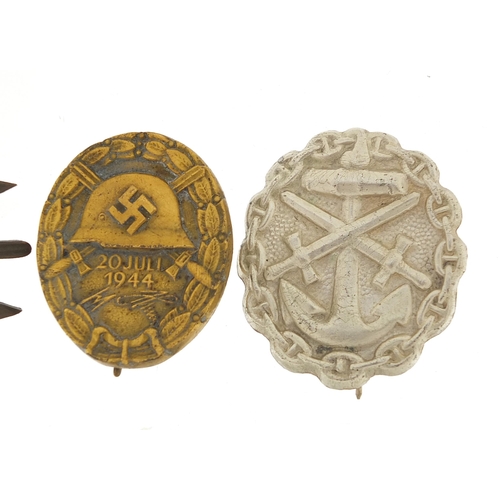 2441 - Three German military interest badges