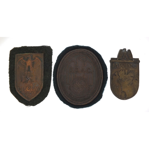 2445 - Three German military interest shields