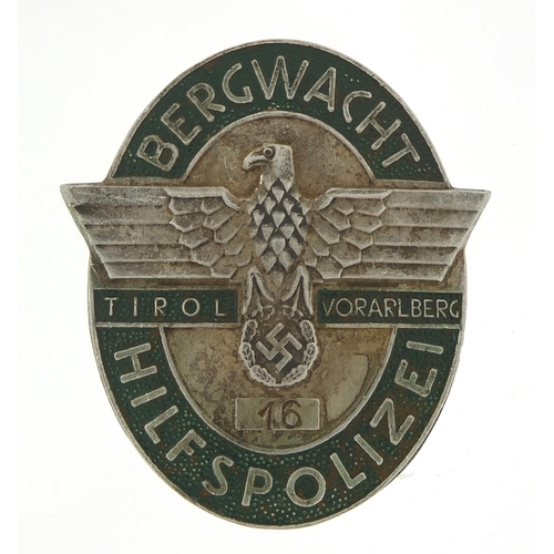 2444 - German military interest Alpine Border police badge