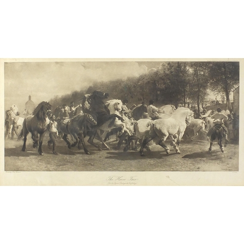 1650 - Four antique and later prints including The Horse Fair and His Majesty King George IV Travelling, Hy... 