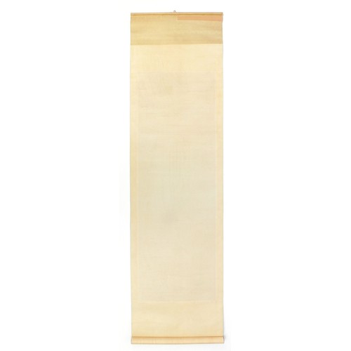 88 - Attributed to Zheng Banqiao - Calligraphy, four Chinese ink scrolls, each 133.5cm x 43.5cm