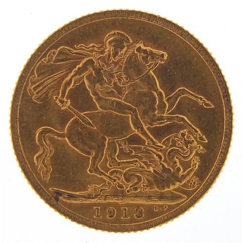 2487 - George V 1913 gold sovereign