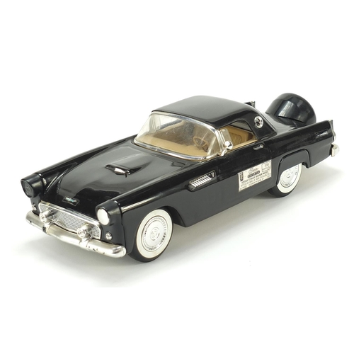 451 - Jim Beam novelty decanter in the form of an American Thunderbird car with contents, 36cm in length
