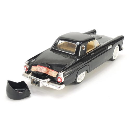 451 - Jim Beam novelty decanter in the form of an American Thunderbird car with contents, 36cm in length