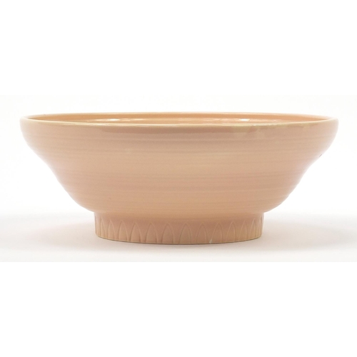 461 - Susie Cooper, Art Deco pottery bowl, 30.5cm in diameter