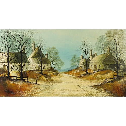 Ron Folland - Farm lane, oil on canvas, Frost & Reed and T & R