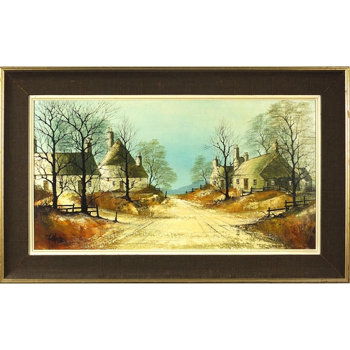 Ron Folland - Farm lane, oil on canvas, Frost & Reed and T & R