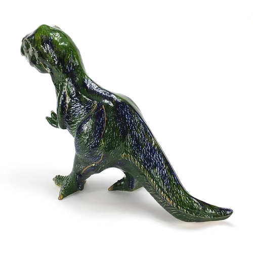 425 - Anita Harris studio pottery dinosaur, 31.5cm high