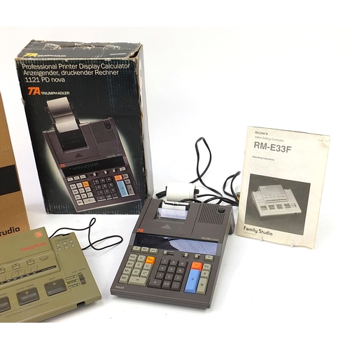 Electricals comprising Sony Family Studio video editing