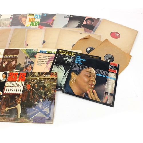 545 - Vinyl LP's and singles including Ella Fitzgerald and Frog Morton
