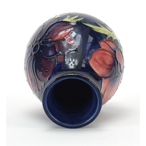 135 - Moorcroft pottery hand painted vase, 14cm high
