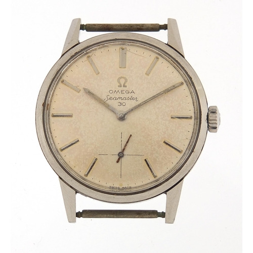 1613 - Omega, vintage gentlemen's Omega Seamaster 30 manual wristwatch, 35mm in diameter