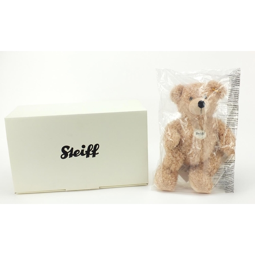 367 - Steiff Fynn teddy bear with box, 28cm high