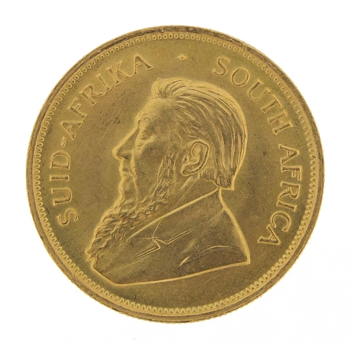 1 - South African 1972 gold krugerrand - this lot is sold without buyer’s premium, the hammer price is t... 