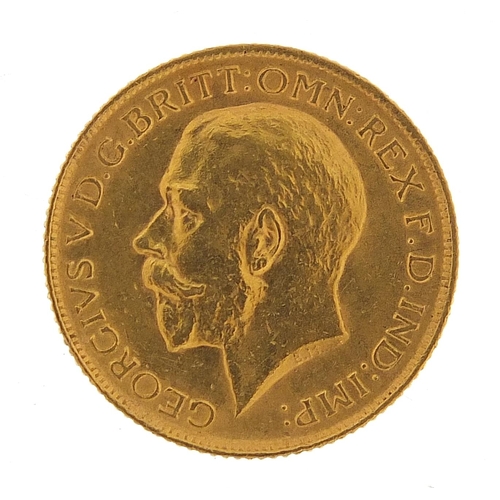 10 - George V 1912 gold sovereign - this lot is sold without buyer’s premium, the hammer price is the pri... 