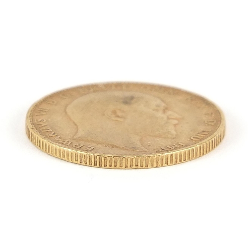 36 - Edward VII 1903 gold sovereign - this lot is sold without buyer’s premium, the hammer price is the p... 