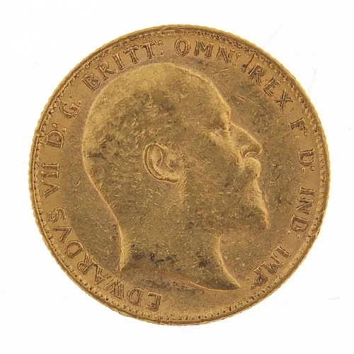 60 - Edward VII 1902 gold sovereign - this lot is sold without buyer’s premium, the hammer price is the p... 