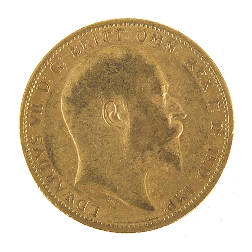 61 - Edward VII 1904 gold sovereign, Sydney mint - this lot is sold without buyer’s premium, the hammer p... 