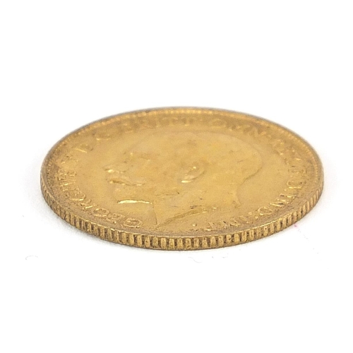 9 - George V 1912 gold half sovereign - this lot is sold without buyer’s premium, the hammer price is th... 