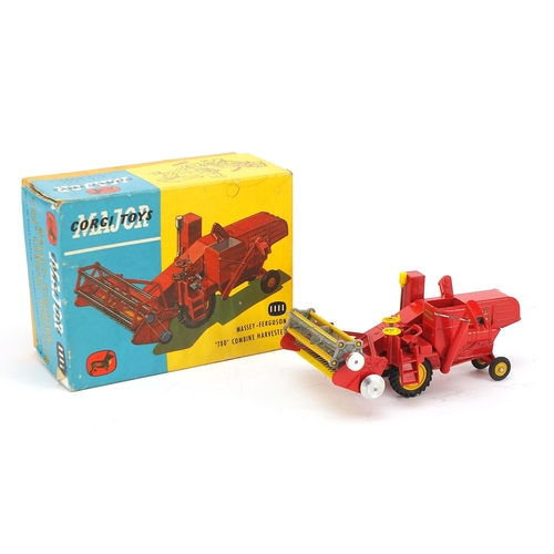 1927 - Corgi Toys Major Massey-Fergusson 780 combine harvester with box, number 1111