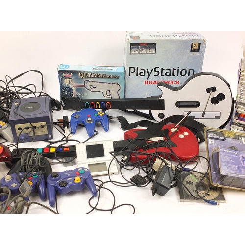 1880 - Retro games consoles and accessories including the Nintendo GameCube, Playstation 2, Nintendo 64, Pl... 