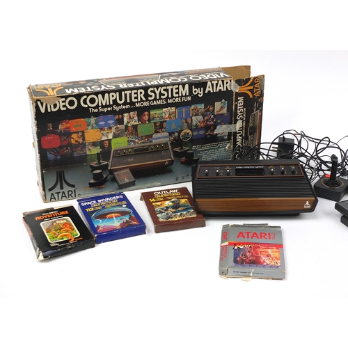 1963 - Vintage Atari video computer system with box, model CX-2600