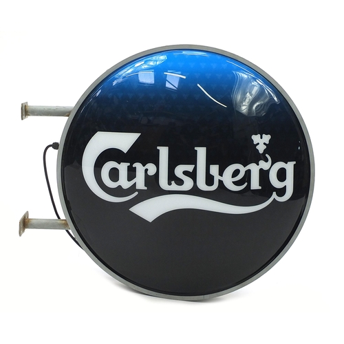 231A - Carlsberg advertising illuminated bar sign, 70cm wide