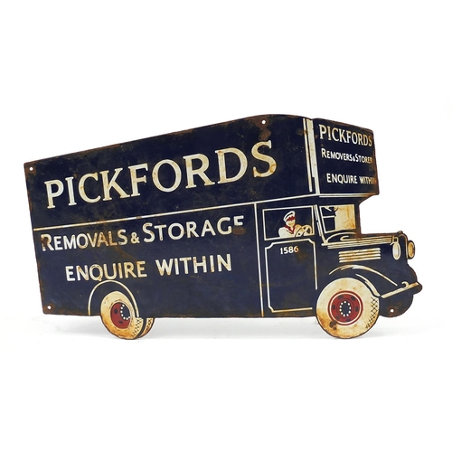 244 - Pickfords Removals enamel advertising sign, 53cm X 32cm