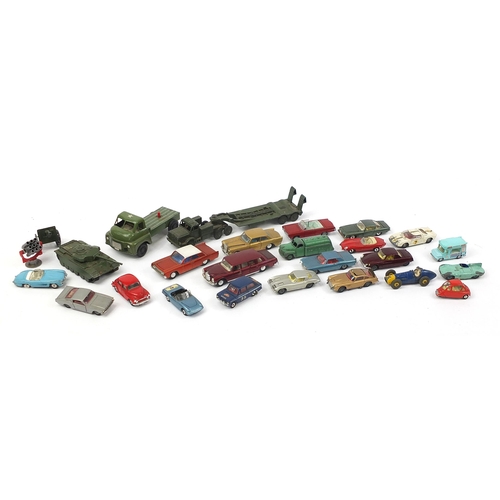 1960 - Vintage and later diecast and tinplate vehicles including Corgi Toys James Bond Aston Martin DB5, Di... 